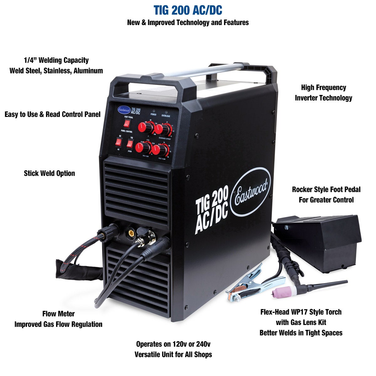 Eastwood TIG200 AC DC Welder