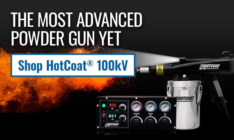 The most advanced powder gun yet. Click to shop the HotCoat 100kV.