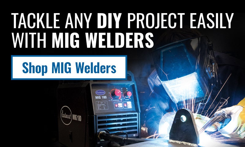 Tackle any DIY project easily with MIG Welders. Click to shop MIG Welders