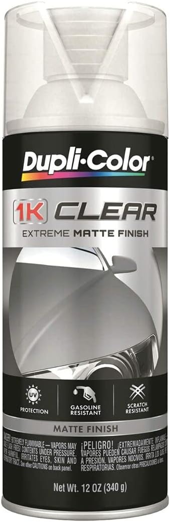Dupli-Color 1K Clear 1KCM 1K CLEAR MATTE  Aerosol 12 OZ 1KCM