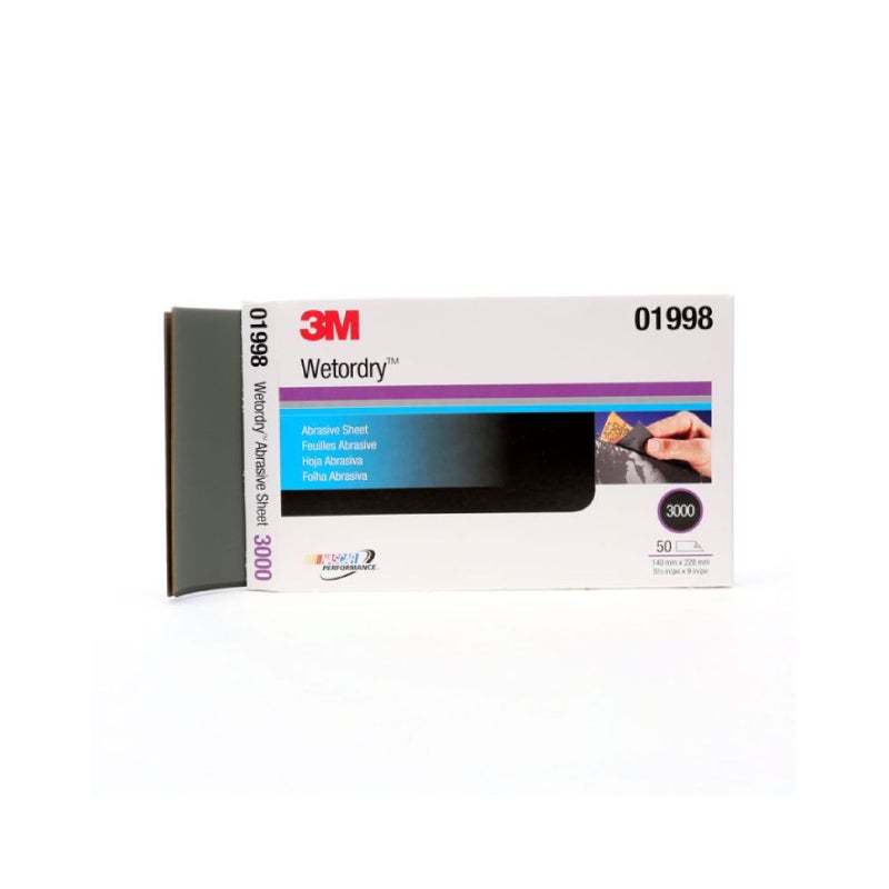 3M Wet/Dry Sheet 3000 5-1/2In. X 9In. Slv/50 3M01998
