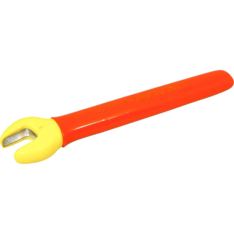 Gray Tools Open End Wrench. 3/4 1000V Insulated E024-I