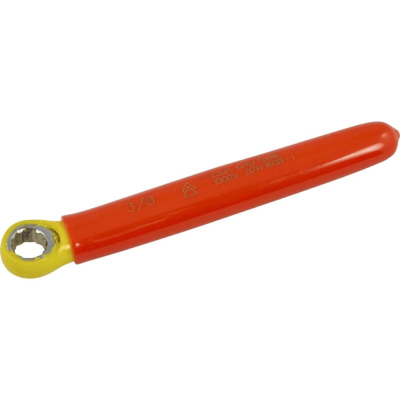 Gray Tools Combination Wrench 3/8in. 1000V Insulated 160B-I
