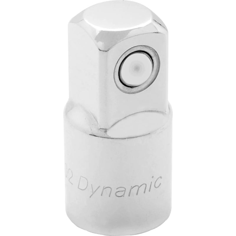 Dynamic Tools Adapter 3/8in. Female X 1/2in. Male Chrome Finish D005702