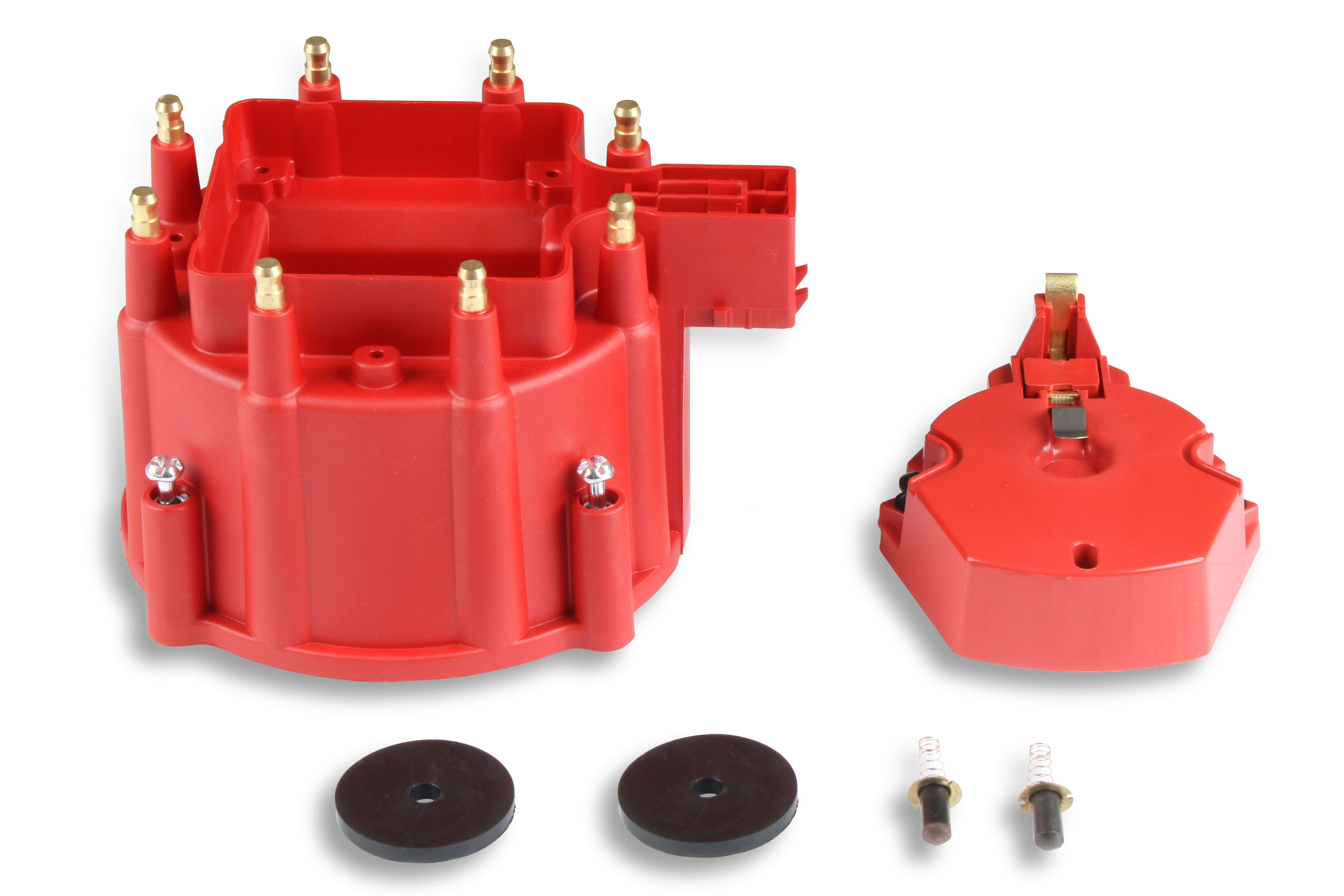 Image of GM MSD HEI Distributor Cap and Rotor (Red) 8416