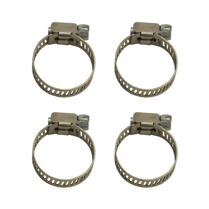 Derale Stainless Steel Hose Clamps (4) 13008