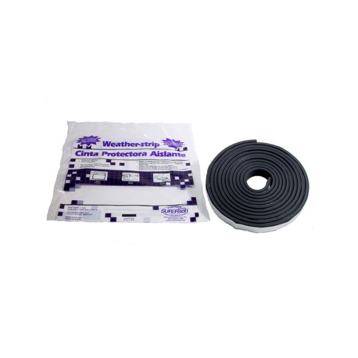 Metro Moulded Parts Adhesive Backed Weatherstripping. 3/4in wide X 3/16in thick X 10ft long. Each MW