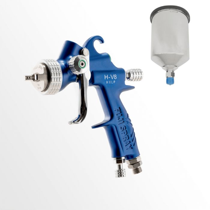 Fuji Spray H-V8 Spray Gun - 1.4mm - 600cc Aluminum Cup 6863G-H-V8-A