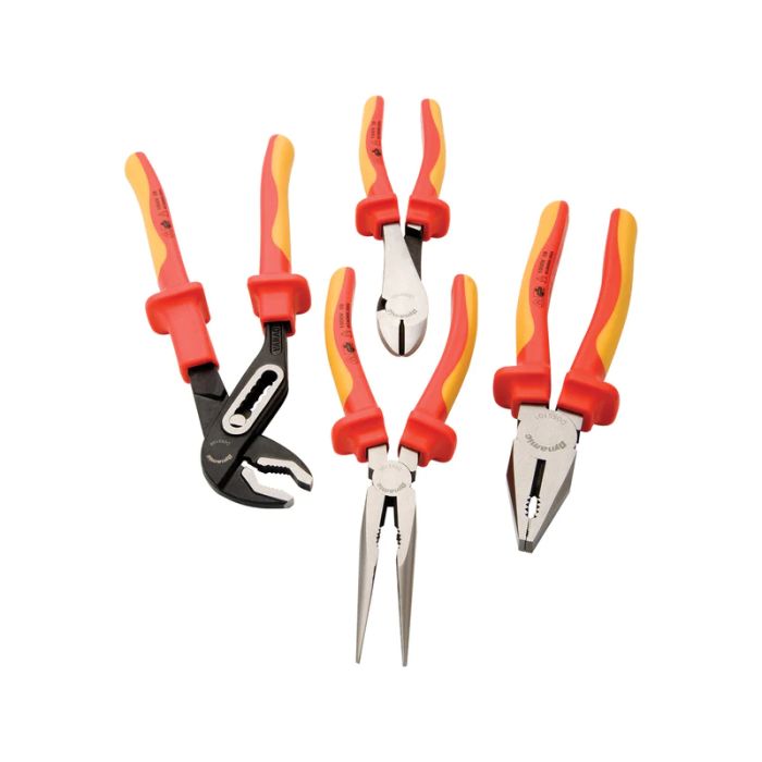 Dynamic Tools 4 Piece Plier Set, 1000V Insulated D055210