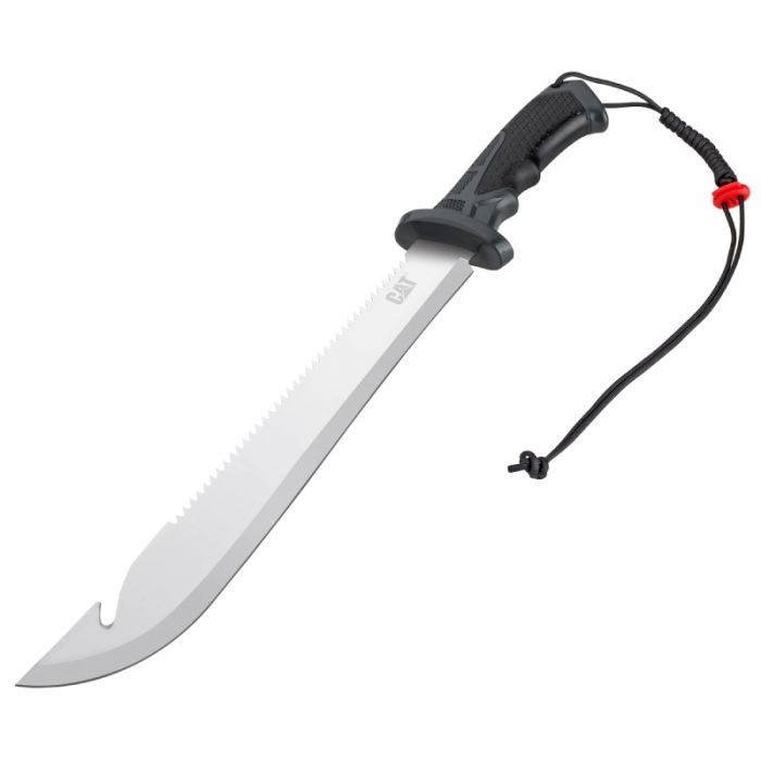 CAT 19in. Straight Machete / Saw With Sheath & Shoulder Strap 980692ECT