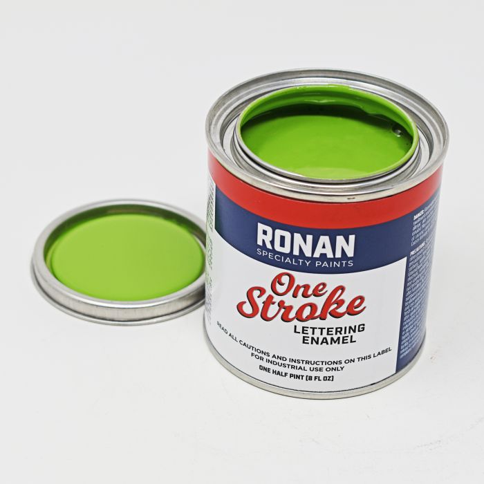 Ronan One Stroke Pin Striping Enamel  Light Green 1/4 Pint