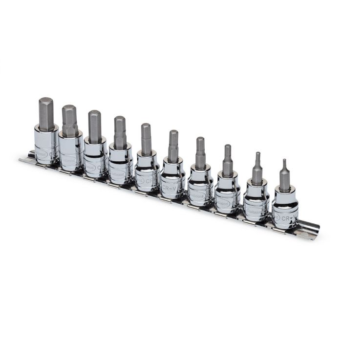 Eastwood 3/8" Drive Metric Hex Bit 10 Piece Set
