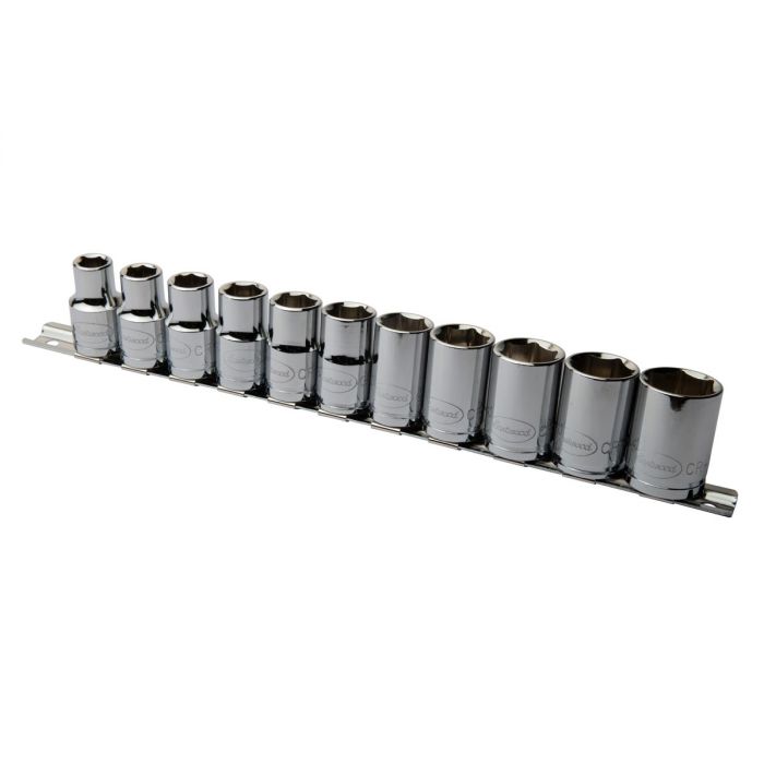 Eastwood 1/2" Drive Shallow Metric 11 Piece Socket Set