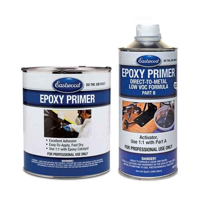 Eastwood Black Epoxy Primer and Activator Quarts