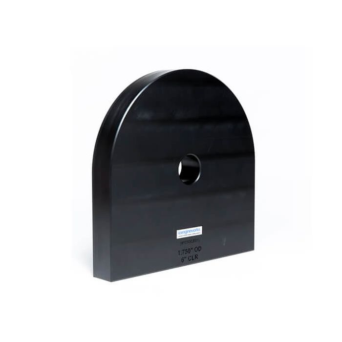 icengineworks 1875EHSeries (1-7/8"OD) HDPE Tube Cutting Spacer, 5.000"-CLR 1875EHCS50