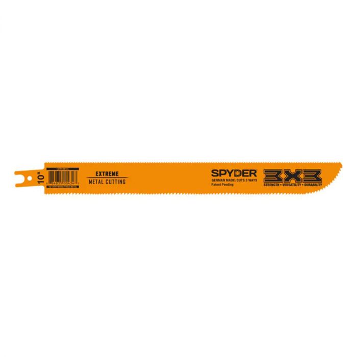 Spyder Products  3x3 Reciprocating Saw Blade - 10/14 x 14 TPI - 10 in. 200204