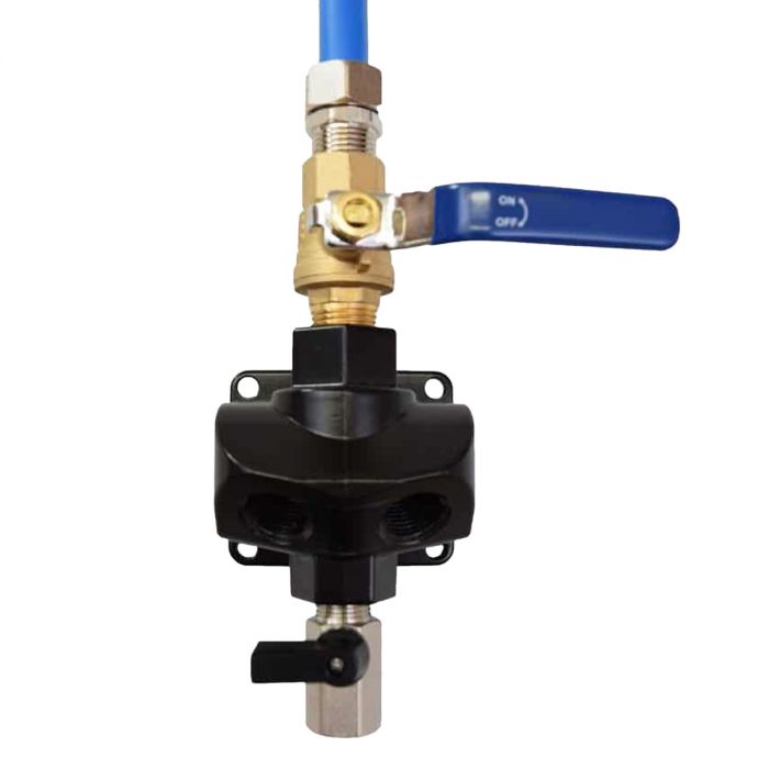 Rapid Air 3/4 in. Maxline Multi Port Outlet With Shutoff 1/2 in. NPT Port M8201V