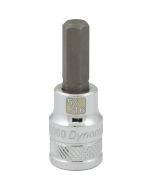 Dynamic Tools 3/8in. Drive SAE Hex Head 5/16in. Bit Standard Length Chrome Finish Socket D006060