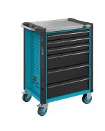 Hazet 6 Drawer Tool Trolley with Stainless Steel Top  179Nx-6