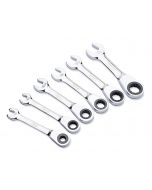 Eastwood 6pc Stubby SAE Ratcheting Wrench Set