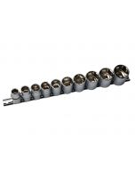Eastwood 1/2" Drive Shallow SAE 10 Piece Socket Set