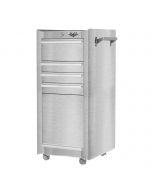 Viper Storage Viper Tool Storage 16-Inch 4 Drawer 304 Stainless Steel Rolling Tool / Salon Cart V180