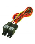 Derale 40/60 Amp Dual Relay w/Wiring Harness 16765