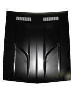 Golden Star Dual Scoops Twin Bulge Hood 1970-74 Plymouth Cuda HO10-704