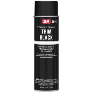 SEM Trim Paint Satin Black Aerosol 15 oz