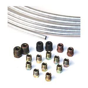 Steel  Line Tubing Kits- 25 Feet with Assorted Fittings