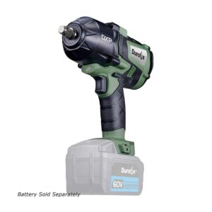 Durofix 60V series Cordless 3/4in BRUSHLESS Jumbo Impact Wrench (max 1600 ft-lbs), 3-Stages Torque C