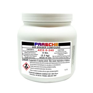 Paasche 5 Lb Aluminum Oxide - Fast Cutting Compound (240 Grit) AEX-5-240