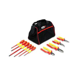 Wiha 10 Piece Insulated Pliers-Cutters and Screwdriver Set 32892