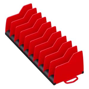 Ernst No-Slip 10 Tool Plier Organizer - Red/Black 5500