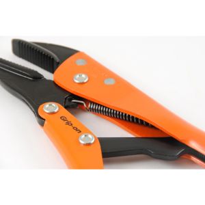 Grip-on 10in. Locking Pliers, 2-7/16in. Jaw Opening, Straight Jaws 112-10