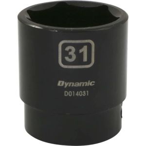 Dynamic Tools 1/2in. Drive 6 Point Metric 31mm Standard Length Impact Socket D014031