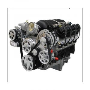 BluePrint Engines 376 c.i. GM LS Style ProSeries Deluxe Dressed Engine w/ E Controls Polished Pulley