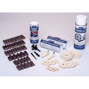 Aluminum Manifold Buffing Kit With Clear