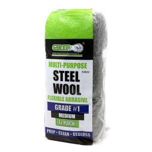 GRIP 12 Piece #1 Steel Wool Pad Set
