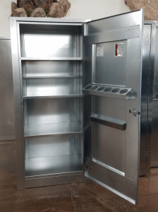 BADASS Workbench BRS-238 Single Door 36 Inch Steel Storage Cabinet - 238