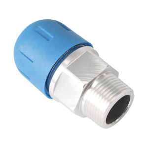 Fast Pipe Connector 1 In tube to 1 In Male NPT