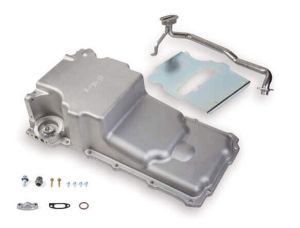 Holley GM LS Retro-fit Oil Pan- Additional Front Clearance 302-2