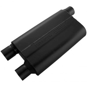 Flowmaster 80 Series CrossFlow Muffler - 2.50 Offset In/2.50 Dual Out 42583