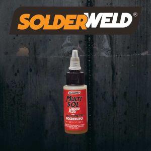 SolderWeld Multi Sol Liquid Flux (1 oz. jar) SW-MSF1