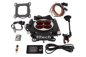 FiTech Go EFI 4 - 600 HP EFI System - Power Adder - Matte Black Finish 30004