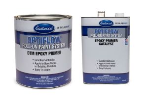 Eastwood OptiFlow Epoxy Primer Gallon and Catalyst Kit - Automotive Roll-On Paint - Gray