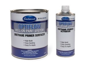 Eastwood OptiFlow Urethane Primer Gallon and Activator Kit - Automotive Roll-On Paint - Gray