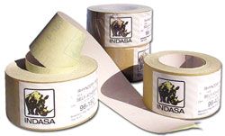 Indasa Dry Use Plain Back Sandpaper 2.75" x 82.75' Rolls