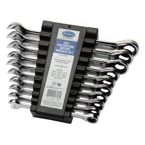 Eastwood 10 Piece Metric Ratcheting Wrench Set