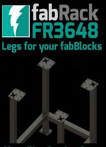 CertiFlat FR3648-U 36" X 48" fabRack Leg Kit for fabBlocks